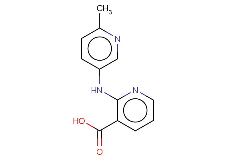 2-[(6-methylpyridin-3-yl)amino]pyridine-3-carboxylic acid