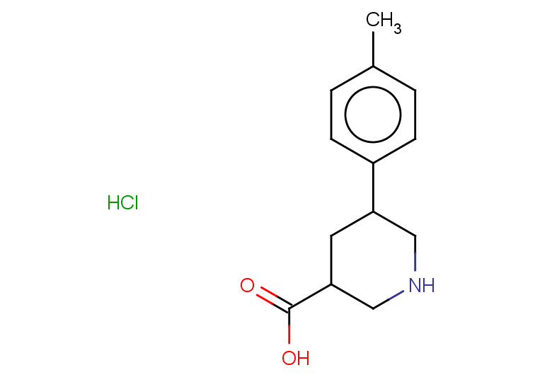 5-(4-methylphenyl)piperidine-3-carboxylic acid hydrochloride, Mixture of diastereomers