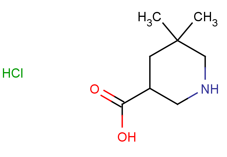5,5-dimethylpiperidine-3-carboxylic acid hydrochloride