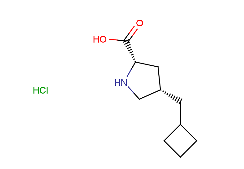 rac-(2R,4R)-4-(cyclobutylmethyl)pyrrolidine-2-carboxylic acid hydrochloride, cis