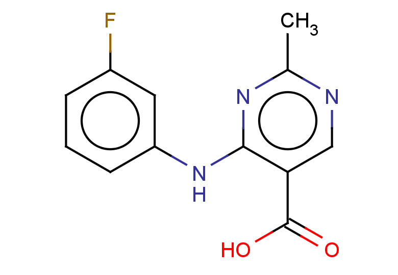 4-[(3-fluorophenyl)amino]-2-methylpyrimidine-5-carboxylic acid