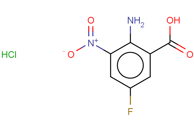 2-amino-5-fluoro-3-nitrobenzoic acid hydrochloride