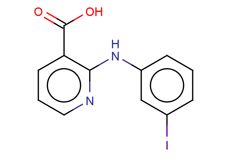 2-[(3-iodophenyl)amino]pyridine-3-carboxylic acid
