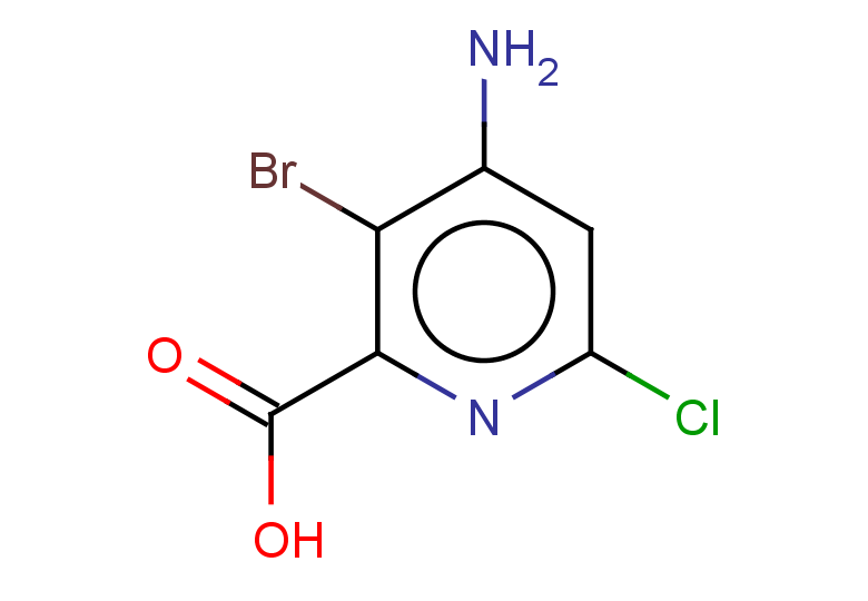 4-amino-3-bromo-6-chloropyridine-2-carboxylic acid