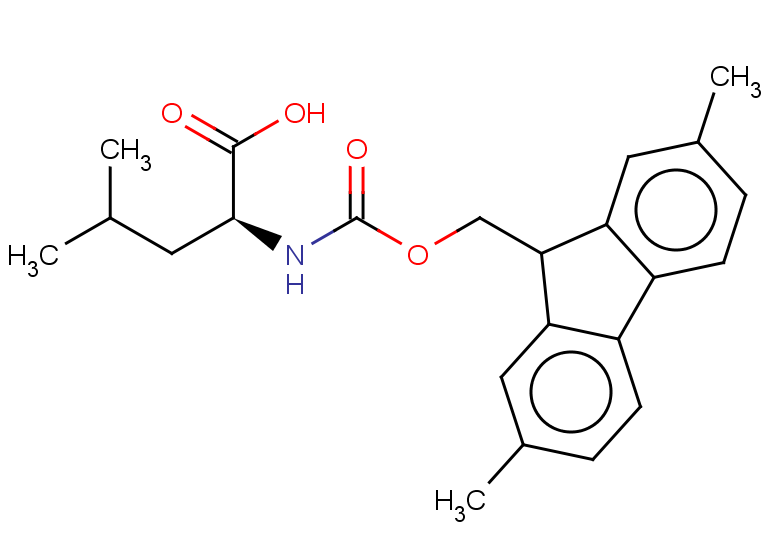 (2S)-2-({[(2,7-dimethyl-9H-fluoren-9-yl)methoxy]carbonyl}amino)-4-methylpentanoic acid