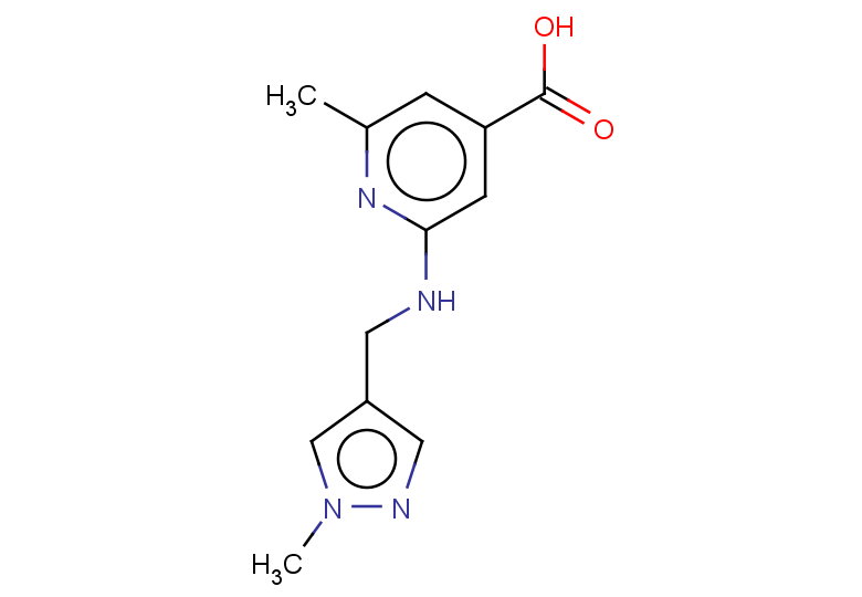 2-methyl-6-{[(1-methyl-1H-pyrazol-4-yl)methyl]amino}pyridine-4-carboxylic acid