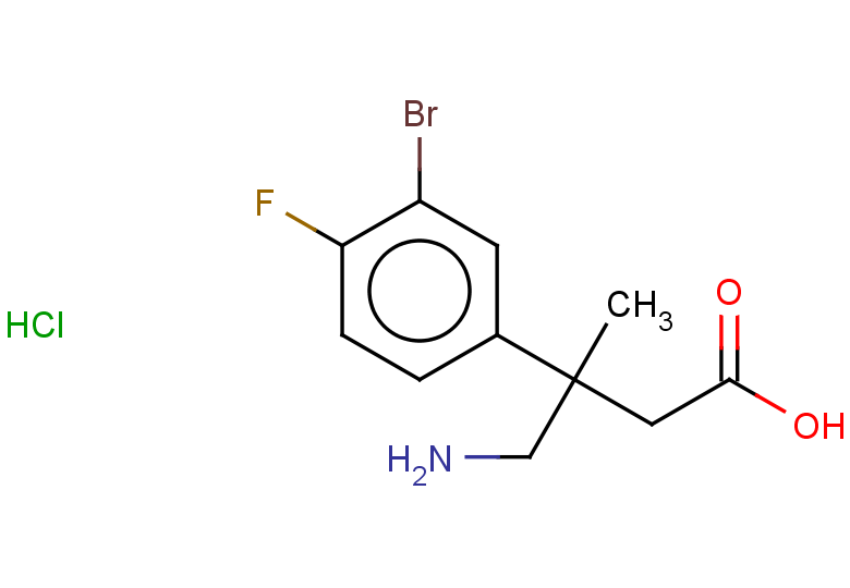 4-amino-3-(3-bromo-4-fluorophenyl)-3-methylbutanoic acid hydrochloride
