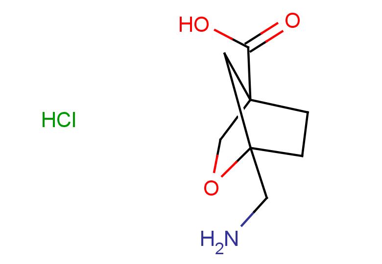 1-(aminomethyl)-2-oxabicyclo[2.2.1]heptane-4-carboxylic acid hydrochloride