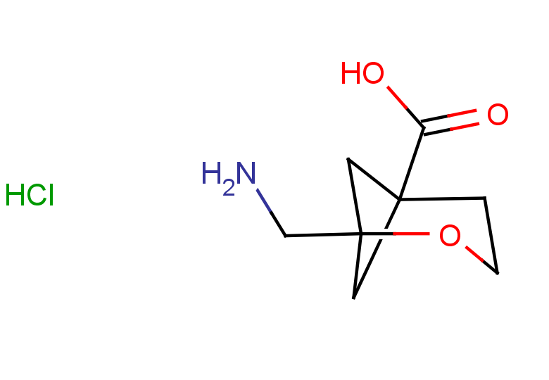 1-(aminomethyl)-2-oxabicyclo[3.1.1]heptane-5-carboxylic acid hydrochloride