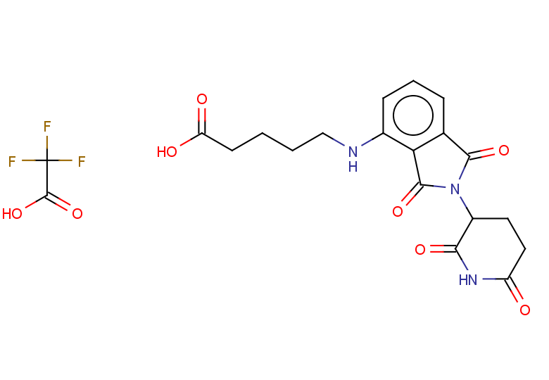 5-{[2-(2,6-dioxopiperidin-3-yl)-1,3-dioxo-2,3-dihydro-1H-isoindol-4-yl]amino}pentanoic acid, trifluoroacetic acid