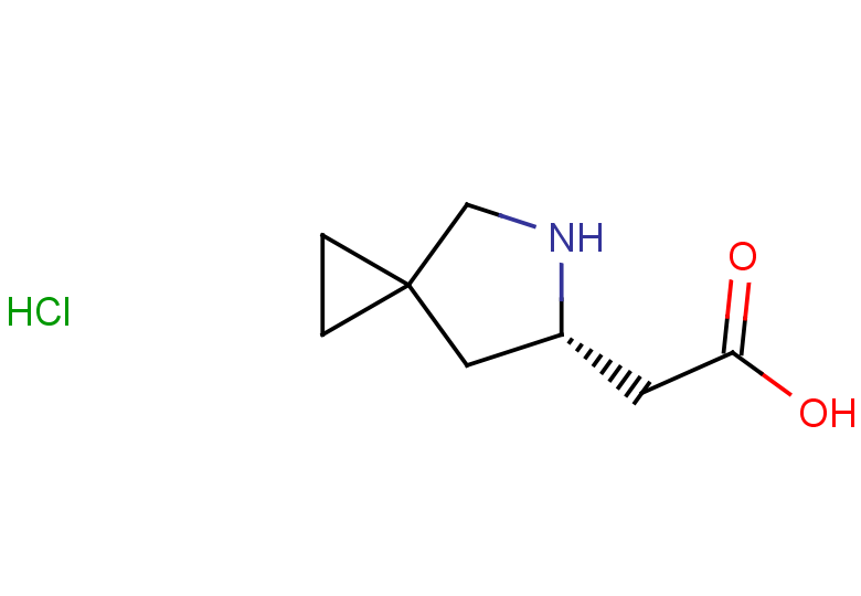 2-[(6S)-5-azaspiro[2.4]heptan-6-yl]acetic acid hydrochloride
