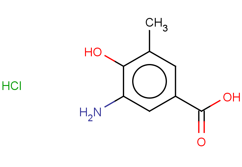 3-amino-4-hydroxy-5-methylbenzoic acid hydrochloride