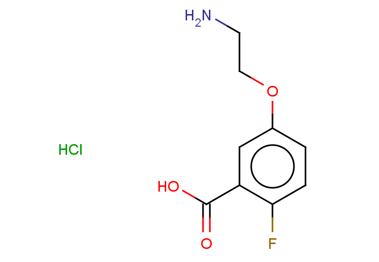 5-(2-aminoethoxy)-2-fluorobenzoic acid hydrochloride