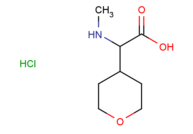 2-(methylamino)-2-(oxan-4-yl)acetic acid hydrochloride