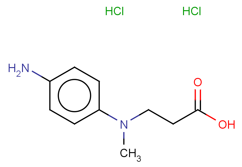 3-[(4-aminophenyl)(methyl)amino]propanoic acid dihydrochloride