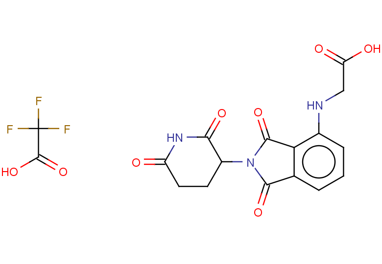 2-{[2-(2,6-dioxopiperidin-3-yl)-1,3-dioxo-2,3-dihydro-1H-isoindol-4-yl]amino}acetic acid, trifluoroacetic acid