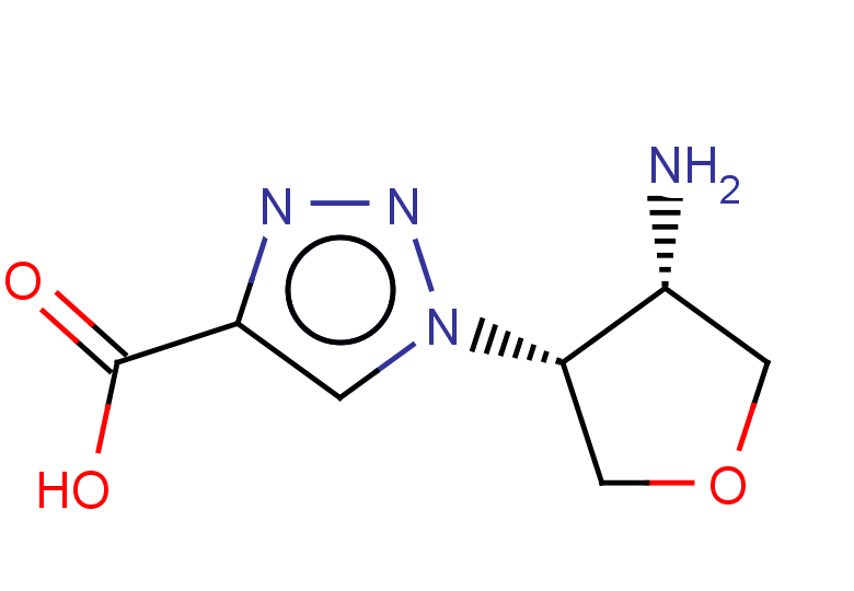 rac-1-[(3R,4S)-4-aminooxolan-3-yl]-1H-1,2,3-triazole-4-carboxylic acid, cis