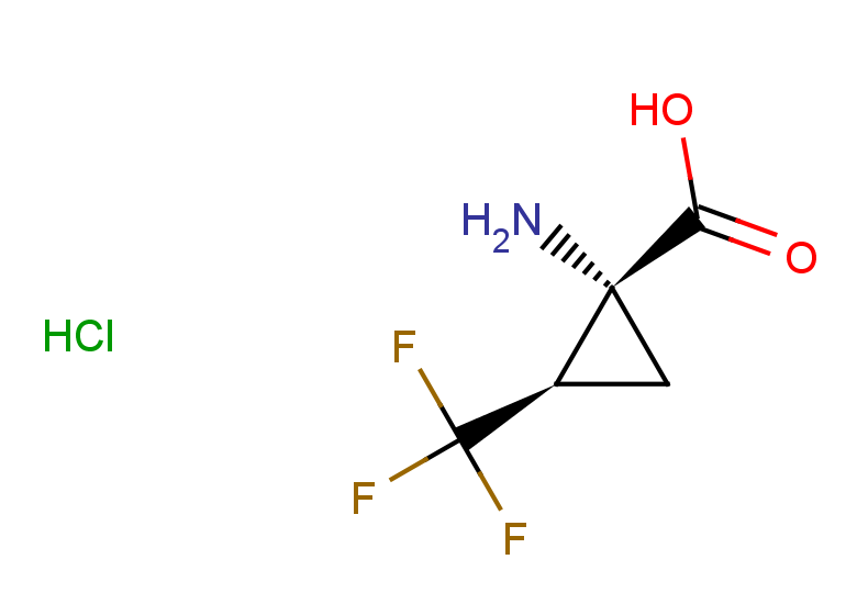rac-(1R,2R)-1-amino-2-(trifluoromethyl)cyclopropane-1-carboxylic acid hydrochloride, cis