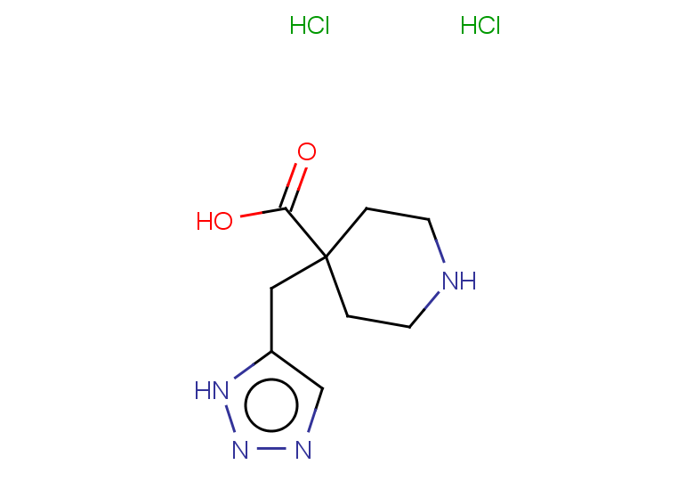 4-[(1H-1,2,3-triazol-5-yl)methyl]piperidine-4-carboxylic acid dihydrochloride