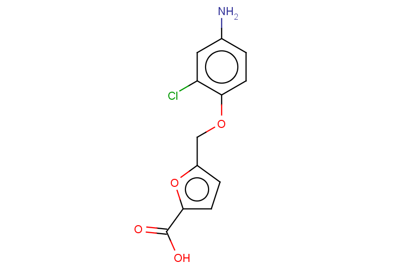 5-[(4-amino-2-chlorophenoxy)methyl]furan-2-carboxylic acid
