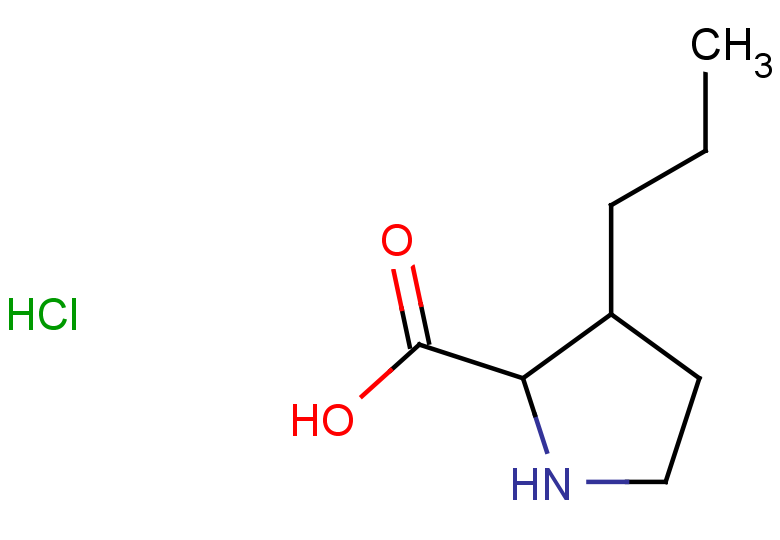 3-propylpyrrolidine-2-carboxylic acid hydrochloride