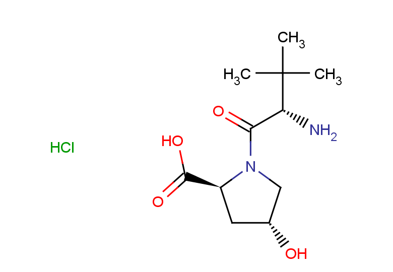 (2S,4R)-1-[(2S)-2-amino-3,3-dimethylbutanoyl]-4-hydroxypyrrolidine-2-carboxylic acid hydrochloride