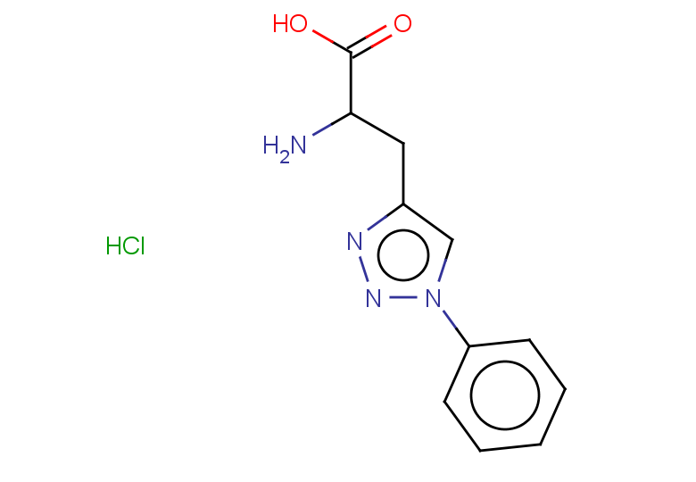 2-amino-3-(1-phenyl-1H-1,2,3-triazol-4-yl)propanoic acid hydrochloride