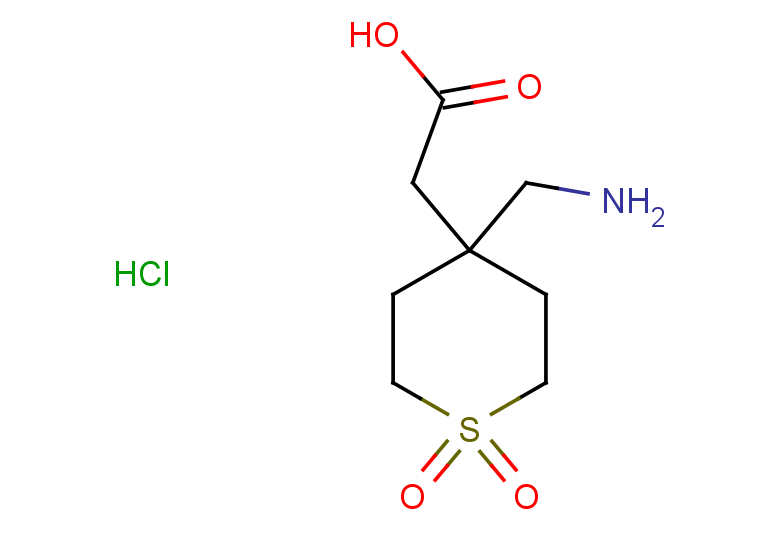 2-[4-(aminomethyl)-1,1-dioxo-1lambda6-thian-4-yl]acetic acid hydrochloride