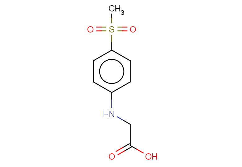 2-[(4-methanesulfonylphenyl)amino]acetic acid