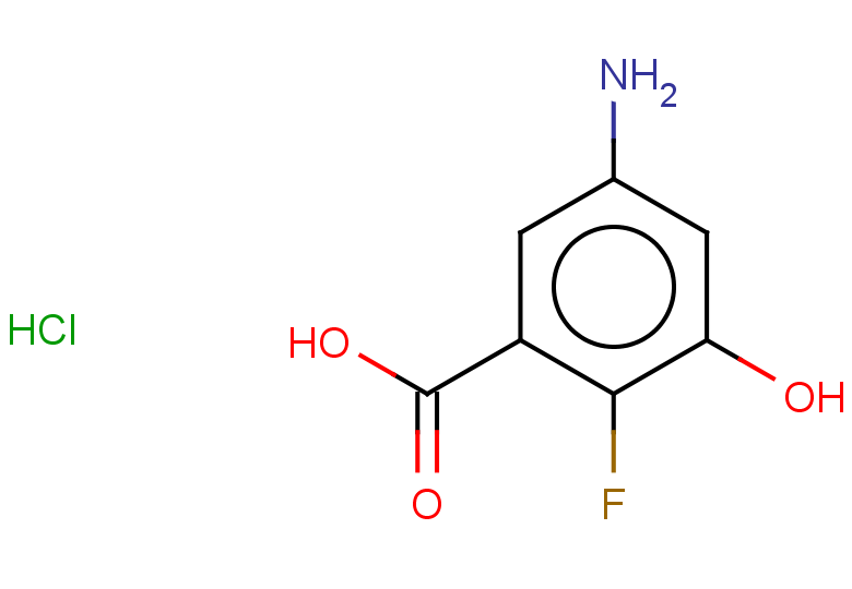 5-amino-2-fluoro-3-hydroxybenzoic acid hydrochloride