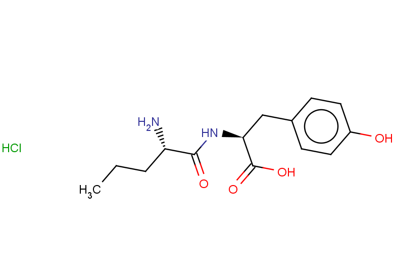 (2S)-2-[(2S)-2-aminopentanamido]-3-(4-hydroxyphenyl)propanoic acid hydrochloride