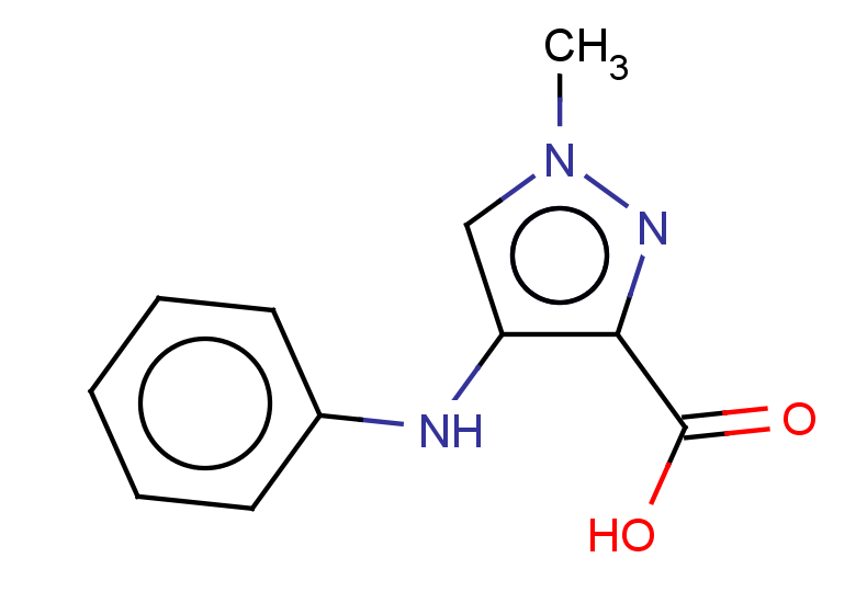 1-methyl-4-(phenylamino)-1H-pyrazole-3-carboxylic acid
