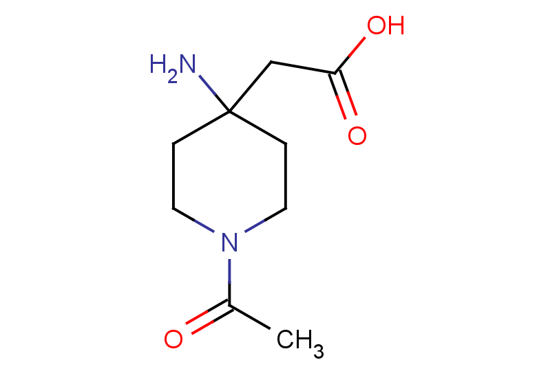2-(1-acetyl-4-aminopiperidin-4-yl)acetic acid