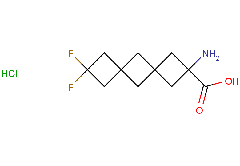 2-amino-8,8-difluorodispiro[3.1.3^{6}.1^{4}]decane-2-carboxylic acid hydrochloride