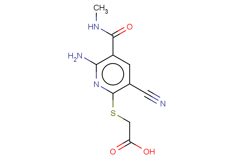 2-{[6-amino-3-cyano-5-(methylcarbamoyl)pyridin-2-yl]sulfanyl}acetic acid