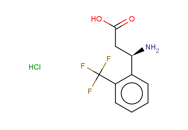 (3R)-3-amino-3-[2-(trifluoromethyl)phenyl]propanoic acid hydrochloride