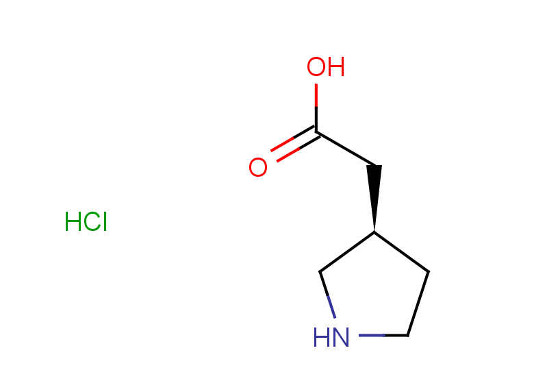 2-[(3R)-pyrrolidin-3-yl]acetic acid hydrochloride