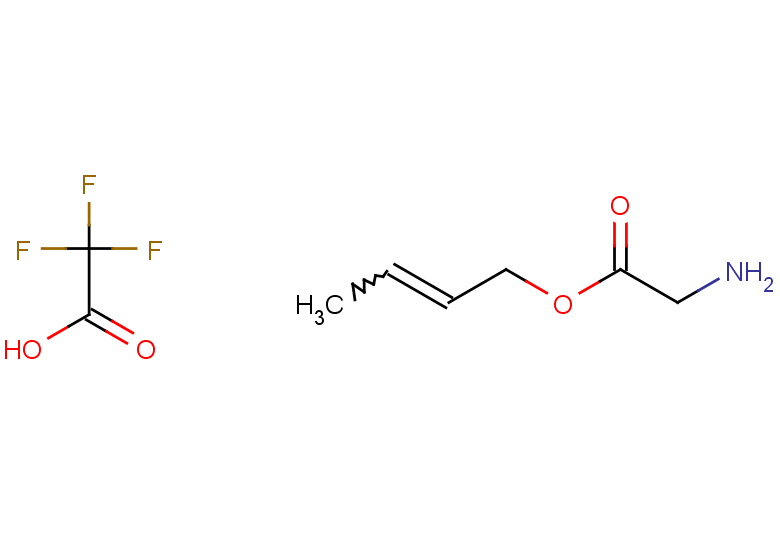 but-2-en-1-yl 2-aminoacetate, trifluoroacetic acid