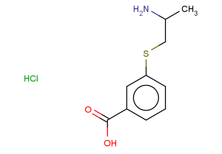 3-[(2-aminopropyl)sulfanyl]benzoic acid hydrochloride