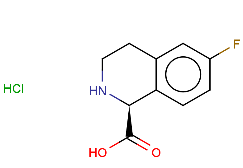 (1S)-6-fluoro-1,2,3,4-tetrahydroisoquinoline-1-carboxylic acid hydrochloride