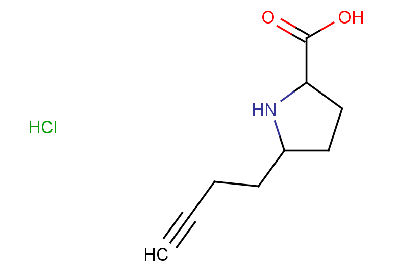 5-(but-3-yn-1-yl)pyrrolidine-2-carboxylic acid hydrochloride