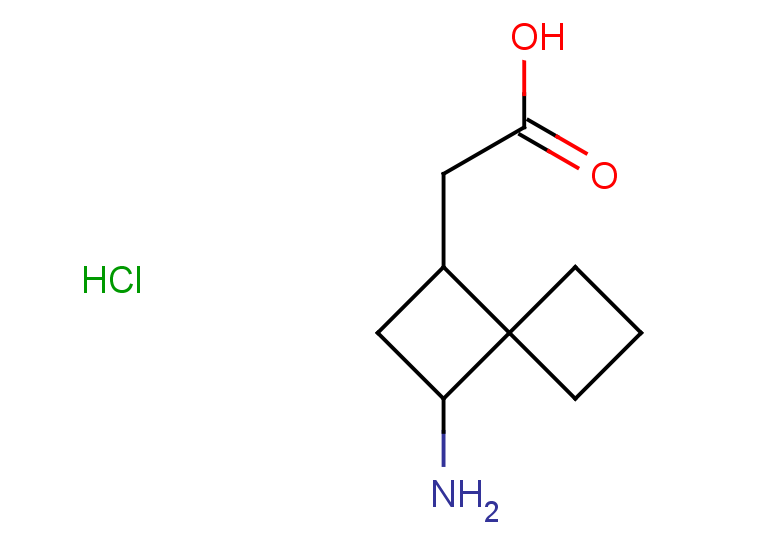 2-{3-aminospiro[3.3]heptan-1-yl}acetic acid hydrochloride, Mixture of diastereomers