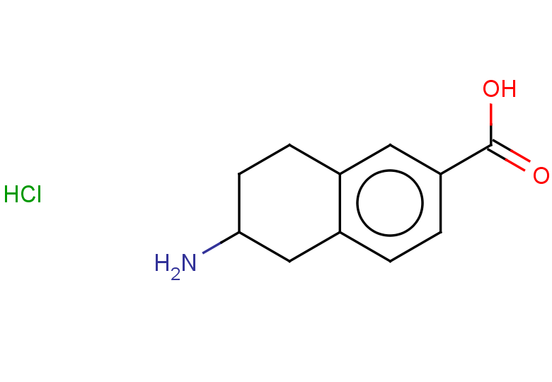 6-amino-5,6,7,8-tetrahydronaphthalene-2-carboxylic acid hydrochloride