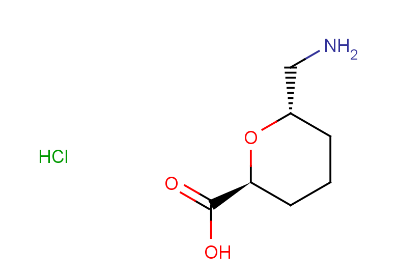 rac-(2R,6R)-6-(aminomethyl)oxane-2-carboxylic acid hydrochloride, trans