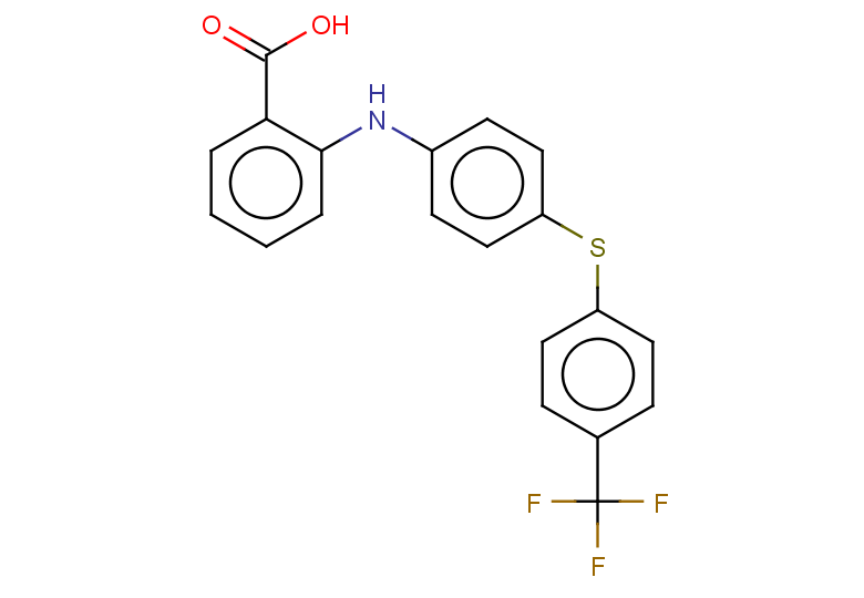 2-[(4-{[4-(trifluoromethyl)phenyl]sulfanyl}phenyl)amino]benzoic acid