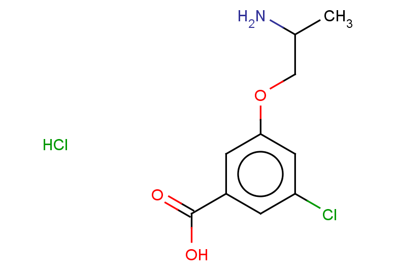 3-(2-aminopropoxy)-5-chlorobenzoic acid hydrochloride