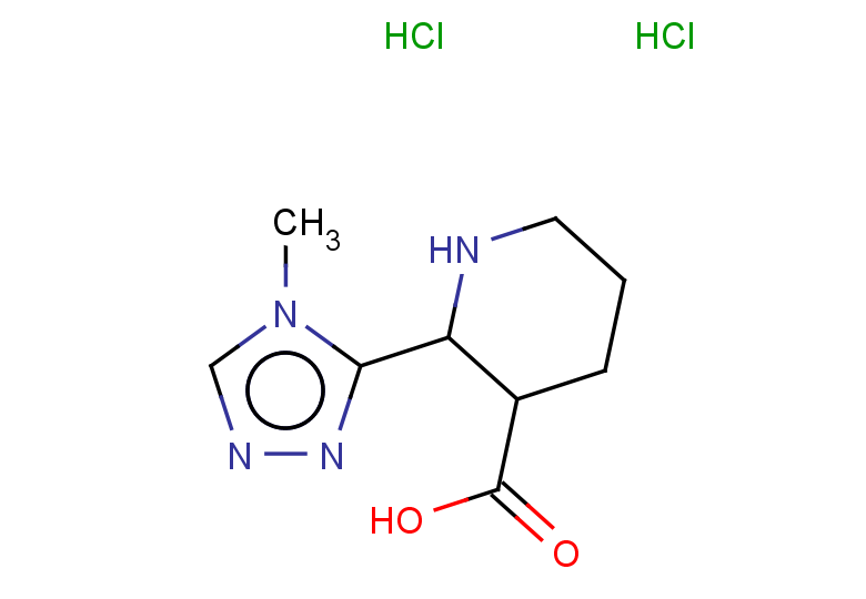 2-(4-methyl-4H-1,2,4-triazol-3-yl)piperidine-3-carboxylic acid dihydrochloride
