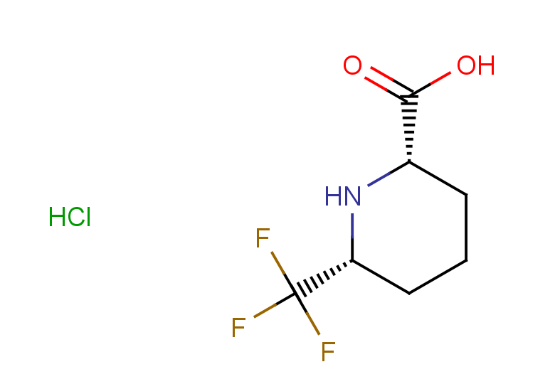 rac-(2R,6S)-6-(trifluoromethyl)piperidine-2-carboxylic acid hydrochloride, cis