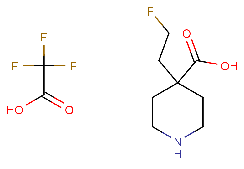 4-(2-fluoroethyl)piperidine-4-carboxylic acid, trifluoroacetic acid