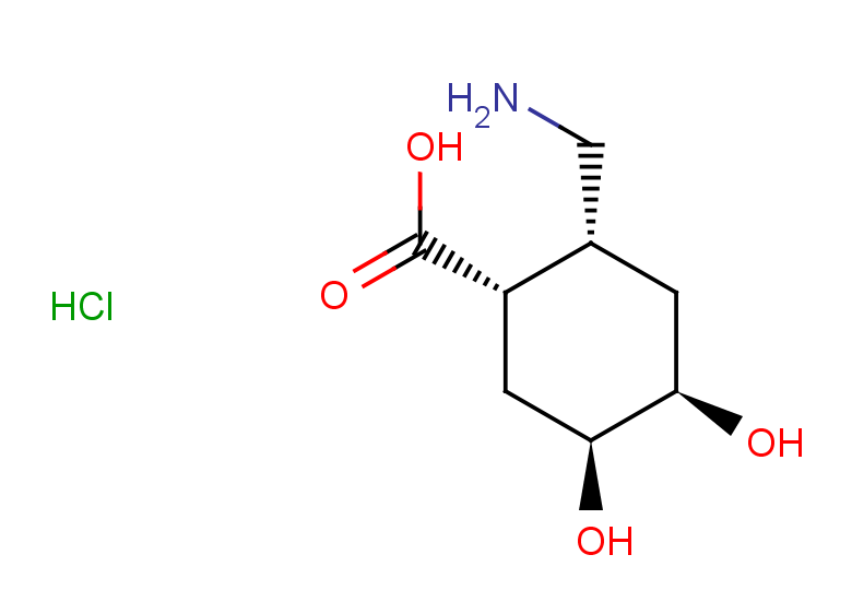 (1RS,2SR,4RS&,5SR&)-2-(aminomethyl)-4,5-dihydroxycyclohexane-1-carboxylic acid hydrochloride